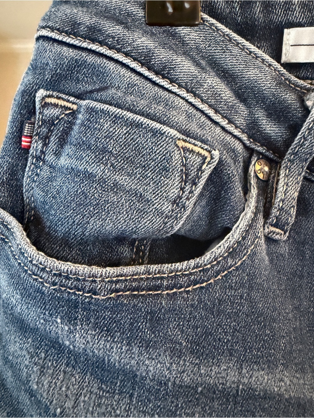Vigoss Medium Blue Straight Leg Jeans - Picture 4 of 7